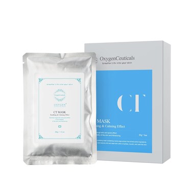 CT Mask &ndash; Premium Menthol Cooling &amp; Calming Peel-Off Algae Mask for Face (30g x 5 Packs)