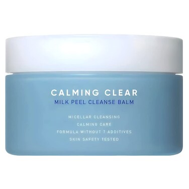 Leaders Calming Clear Milk Peel Cleanse Balm &ndash; Makeup Remover, Exfoliating, Deep Cleaning for Pores &amp; Hydrating Cleanser for Smooth Skin Texture &amp; Prevent Dead Skin Cells Buildup, 180ml (6.08 fl. oz.)