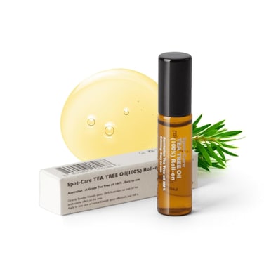 [Lazy Society] Roll-On Spot Care for Acne Treatment - Tea Tree Oil Formula, Gentle on Sensitive Skin, Targets Acne Pimples, Blemishes, and Zits. Face and Skin Spot Care Treatment for Acne, 0.18oz.
