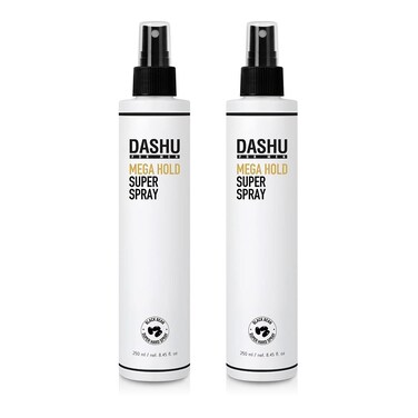 DASHU Hairspray, Mega Hold, Super Hair Spray Extra, Detangler , Long-Lasting , Weather-Resistant, Frizz Ease, Korean Hair Care, 8.45fl oz (Two Bundle)