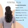 CAISHA 18" Hairpiece Ponytail Extensions Voluminous Wavy Chocolate Brown PH20