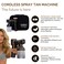 SunFX Pro Freestyle Handheld Spray Tan Gun Portable and Rechargeable Airbrush Spray Tan Cordless Machine With Carry Case (Latte)