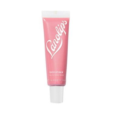 Lanolips Tinted Lip Balm - Enriched with Lanolin Oil for Shine &amp; Hydration - Hydrating Tinted Lip Gloss Tube - Rose (12.5g / 0.44oz)