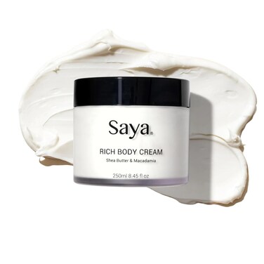 Rich Body Cream Deeply Nourishing Moisturizer With Shea Butter, Macadamia Oil &amp; Cocoa Butter Hydrating Cream for Dry Skin Instant Hydration, Softness &amp; Elasticity Restorative Body Cream 250ml