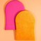 b.tan Face &amp; Body Self Tanning Mitt   Glow Your Own Way Smooth Gel Glove - Sunless Tan Applicator, Streak-Free, Even Application, Double Sided, Reusable, Great for Cream, Lotion, Suncreen