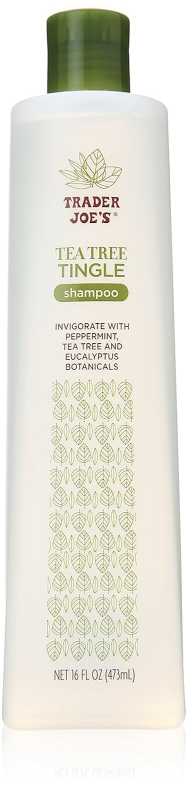 Trader Joes Tea Tree Tingle Shampoo with Peppermint, Tea Tree and Eucalyptus Botanicals (Pack of 2)
