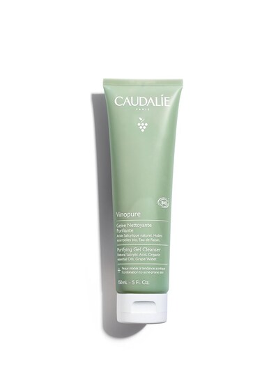 Caudalie Vinopure Pore Purifying Gel Cleanser with Natural Salicylic Acid, 5 Fl Oz
