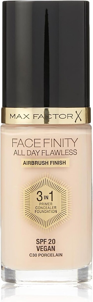 Max Factor Facefinity All Day Flawless 3 In 1 Foundation SPF 20, No. 30 Porcelain
