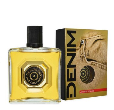 Denim: "Gold" After Shave 100ml 3.38fl.oz [ Italian Import ]