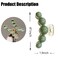 ROMODIYA Green Pearl Hair Clip, 1 Pack, Large Metal Simple Pearls Hair Claw Clips, Hair Accessories for Women, Fashion Hair Decorations, Hair Securing, Multipurpose, 3.9 inches, 1.3 ounces