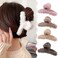7 Pcs Plush Fuzzy Claw Hair Clips Faux Fur Hair Clips Nonslip Hair Jaw Clips Hair Clamp Barrette Hair Accessories for Women Girls