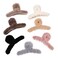 7 Pcs Plush Fuzzy Claw Hair Clips Faux Fur Hair Clips Nonslip Hair Jaw Clips Hair Clamp Barrette Hair Accessories for Women Girls