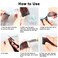 Hair Extension Double-Sided Adhesive, Blue Plastic Imported, Real Hair Extension Double-Sided tape Easy to Install and Disassemble, Convenient for Daily Use