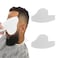2 Pcs Hairline Shaping Tool Hair Line Enhancement Card Beard Edge Up Tool Hairline Maker Barber Accessories