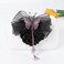 Women Hair Snood Net Barrette Elegant Butterfly Spring Clips detachable Mesh Hairnet Bun Cover Net Hair Accessories for Stewardess Banks Hotels Restaurant Staff