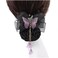 Women Hair Snood Net Barrette Elegant Butterfly Spring Clips detachable Mesh Hairnet Bun Cover Net Hair Accessories for Stewardess Banks Hotels Restaurant Staff