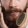 Beard Brush &amp; Dual Beard Comb Set for Men, Natural Boar Bristle Brush and Dual Action Wood Comb/Velvet Travel Pouch,Beard Grooming Kit Great for Grooming Beards and hair Mustaches Anti-Static