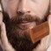 Beard Brush &amp; Dual Beard Comb Set for Men, Natural Boar Bristle Brush and Dual Action Wood Comb/Velvet Travel Pouch,Beard Grooming Kit Great for Grooming Beards and hair Mustaches Anti-Static