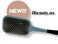 iBeauty&trade; Paddle Brush (Nylon Pins for Increase Blood Flow to Scalp) - Matte Blue