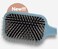 iBeauty&trade; Paddle Brush (Nylon Pins for Increase Blood Flow to Scalp) - Matte Blue