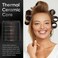 HYOUJIN 18pc Self-Grip Ceramic Ionic Thermal Rollers Set for Salon-Quality Blowout Look, Perfect for Sleeping (Black, 60mm, 48mm, 36mm Sizes)