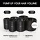 HYOUJIN 18pc Self-Grip Ceramic Ionic Thermal Rollers Set for Salon-Quality Blowout Look, Perfect for Sleeping (Black, 60mm, 48mm, 36mm Sizes)