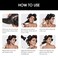 HYOUJIN 18pc Self-Grip Ceramic Ionic Thermal Rollers Set for Salon-Quality Blowout Look, Perfect for Sleeping (Black, 60mm, 48mm, 36mm Sizes)