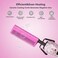 LURA Pink 180-500&deg;F Hot Comb Electric for Wigs, Straightening for African American Hair,Pressing for Natural Black, Bling Diamonds Straightener Brush for Women Thick Hair&hellip;