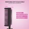 LURA Pink 180-500&deg;F Hot Comb Electric for Wigs, Straightening for African American Hair,Pressing for Natural Black, Bling Diamonds Straightener Brush for Women Thick Hair&hellip;