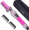 LURA Pink 180-500&deg;F Hot Comb Electric for Wigs, Straightening for African American Hair,Pressing for Natural Black, Bling Diamonds Straightener Brush for Women Thick Hair&hellip;