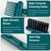 2-in-1 Hair Brush Cleaning Tool, Green Hairbrush Cleaner and Rake for Removing Hair and Dust, Durable and Ergonomic Design for Home and Salon Use (1 Pack)