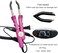 Fusion Hair Extension Tools Connector Wands Install Fusion Flat K Tip Human Hair Keratin Extension Melting Tool Kit For Pre-Bonded Flat Tip Scalp Protectors Teflon Heating Plate Pink
