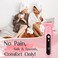 Electric Shaver for Women, Womens Electric Razor, Cordless Bikini Trimmer - Rechargeable Smooth &amp; Painless 2 in 1 Womens Shave for Bikini Hair Removal Underarm Public Hairs Legs (Pink)