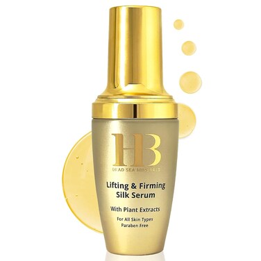 HB Lifting &amp; Firming Silk Serum for Face - Contains Sea Minerals Anti Aging Face Serum for Men &amp; Women Collagen Gotu Kola