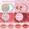2 Pack Moisturizing Lip Masks, Strawberry Vitamin E Lip Balm Lip Care Gifts for Women Girls, Conditioning Lip Mask and Lip Butter Melting Balm for Dry and Cracked Lips (Strawberry &amp; Peach)