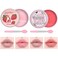 2 Pack Moisturizing Lip Masks, Strawberry Vitamin E Lip Balm Lip Care Gifts for Women Girls, Conditioning Lip Mask and Lip Butter Melting Balm for Dry and Cracked Lips (Strawberry &amp; Peach)