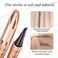 Waterproof Dark Brown Eyebrow Microblading Pen - Four Point Brow Pen for Natural-Looking Eyebrows, Long-Lasting and Smudge-Proof.(Dark Brown/02)