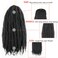 Marley Twist Braiding Hair 14 Inch Marley Twist Hair Cuban Twist Hair 8 Packs Afro Kinky Curly Twist Crochet Hair Synthetic Marley Hair Extensions (14 Inch 8packs, 1B)