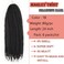 Marley Twist Braiding Hair 24 Inch Marley Twist Hair Long Cuban Twist Hair 8 Packs Afro Kinky Curly Twist Crochet Hair Synthetic Marley Hair Extensions (24 Inch 8packs, 1B)