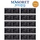 Kippah Hair Clip Set: 10 Pair Durable Metal Head Fasteners with Matching Comb for Jewish Kippot, Kipa, Yamaka, Yarmulke Hats