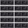 Kippah Hair Clip Set: 10 Pair Durable Metal Head Fasteners with Matching Comb for Jewish Kippot, Kipa, Yamaka, Yarmulke Hats