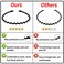 10 Pieces Black Headband for Men and Women Adjustable Unisex Metal Wavy Hair Band Non-slip Metal Plastic Hair Hoop for Long Curly Hair Home, Outdoor, Sports and Yoga Accessories(Style A)