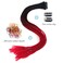 Shinon clip in hair braid Extensions 16 strand 24 inch Synthetic ombre box Braid Hairpieces with Mini rubber band and clips for Fashion woman Kids Girls