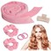 Heatless Hair Curler For Long Hair Curls - 61" Extra Long Soft Headband Curlers Sleep Overnight Creates Natural curls and waves No Heat Curlers Rod for Women Girls(Pink)