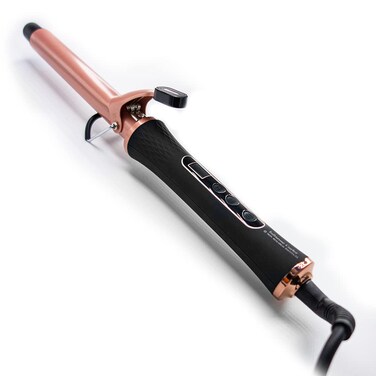 Skin Research Institute Infrarose Infrared Curling Iron, Reduced Damage &amp; Frizz, Tourmaline &amp; Ceramic Barrel Wand, Easy Grip, Adjustable Heat Settings
