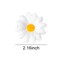 Daisy Sunflower Hair Clip Flower Hair Barrettes for Women Girls White Daisy Flower Hair Clips Sunflower Hair Pin Beach Wedding Hair Accessories for Brides Bridesmaids Daisy Alligator Hair Clip 10Pcs
