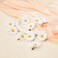 Daisy Sunflower Hair Clip Flower Hair Barrettes for Women Girls White Daisy Flower Hair Clips Sunflower Hair Pin Beach Wedding Hair Accessories for Brides Bridesmaids Daisy Alligator Hair Clip 10Pcs