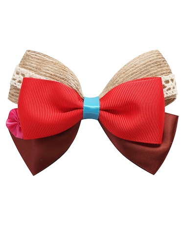 Princess Hair Bow Clips for Girls Women 4 Inch Birthday Gift Dress up Hair Accessories for Moana