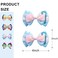 2PCS Toy Hair Bow Clips for Women Girls 4 Inch Cute Cartoon Birthday Party Dress Up Accessories for Bo Peep