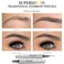 5x Longer Voluminous Eyelashes, 2 in 1 Vibely Mascara &amp; Eyebrow Pencil &amp; Eyeliner &amp; Eyebrow Soap Kit &amp; 10Pcs Eyebrow Trimming Blades, Waterproof No Clumping (5 Set)